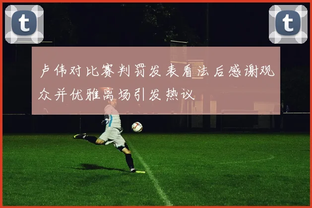 卢伟对比赛判罚发表看法后感谢观众并优雅离场引发热议